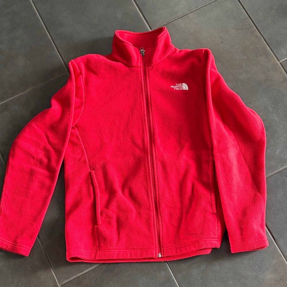The North Face Bright Red Fleece Jacket